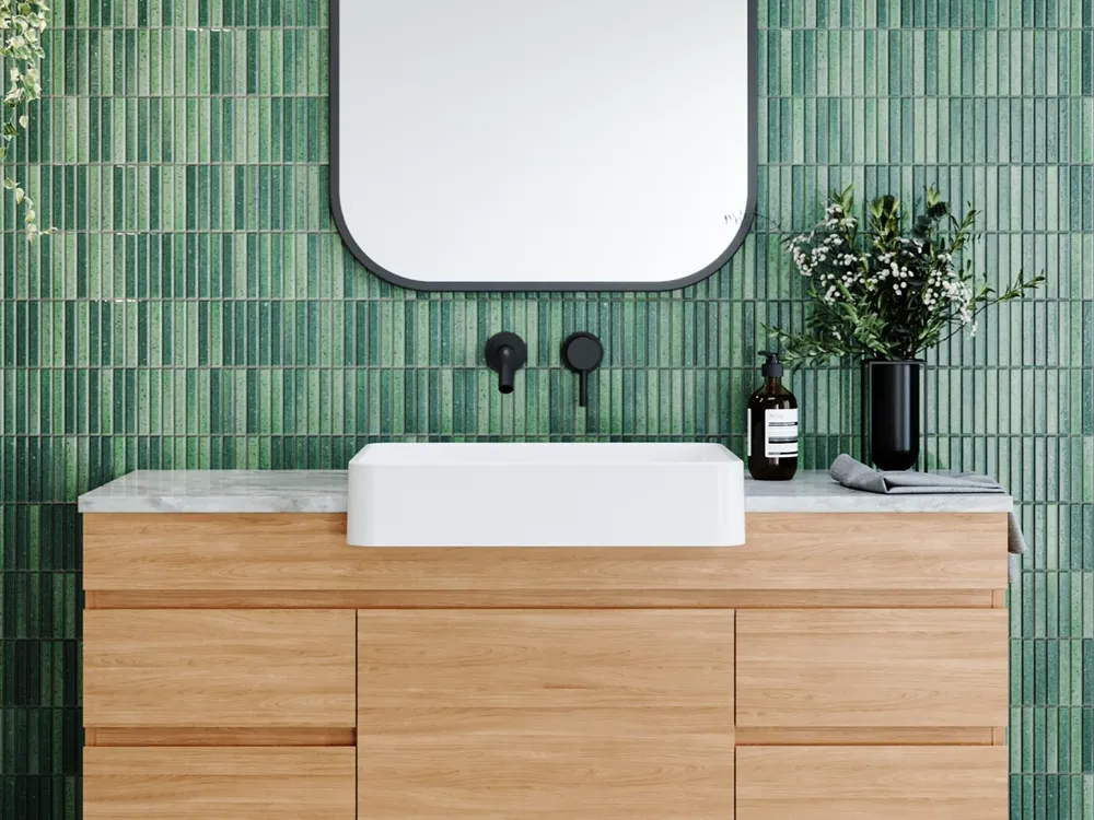 Fergus Semi Recessed Basin White Gloss thumbnail 5