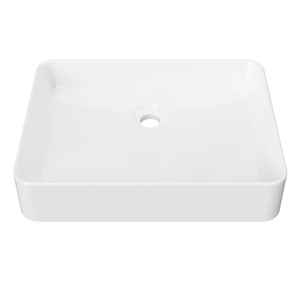 Fergus Semi Recessed Basin White Gloss thumbnail 4
