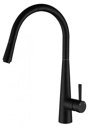 Kasper Pull Out Kitchen Mixer Electroplated
Matt Black