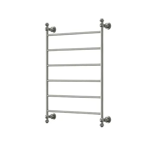 Medoc 6 Bar Heated Towel Rail
600Mm X 800Mm Brushed Nickel