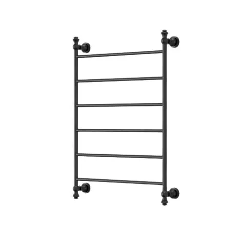 Medoc 6 Bar Heated Towel Rail
600Mm X 800Mm Matt Black