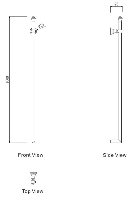 Medoc Vertical Heated Towel Rail
1000Mm X 120Mm
With 12V Transformer Brushed Bronze thumbnail 2