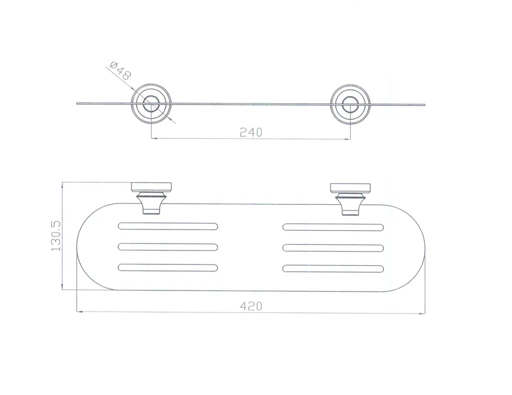Metal Shelf PVD
Brushed Nickel thumbnail 2