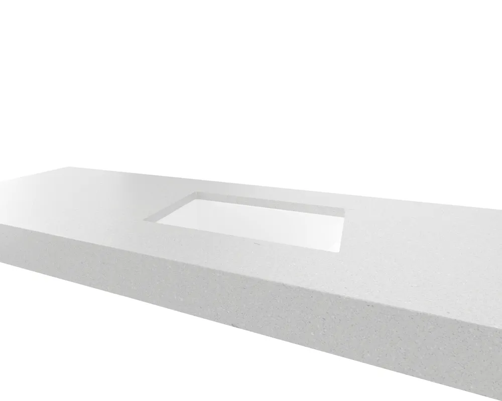 Mini Rectangle Undermount Basin White Gloss thumbnail 3