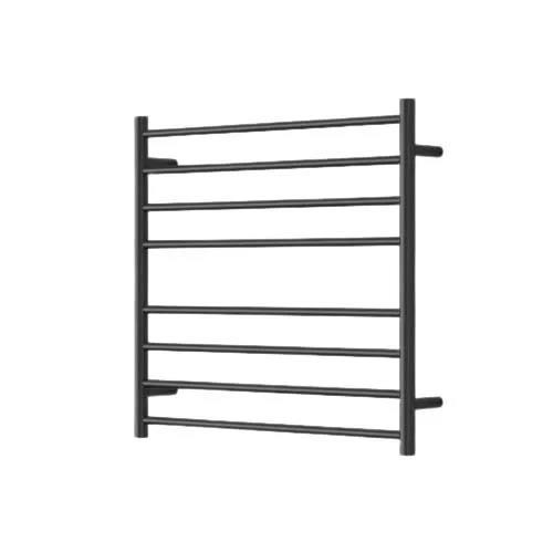 Mirage 8 Bar Wide Heated Towel Rail
750Mm X 700Mm Matt Black