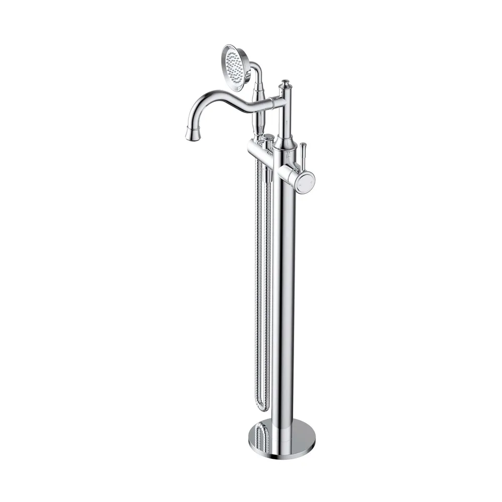 Montpellier Freestanding Bath Mixer
With Hand Shower Electroplated Chrome