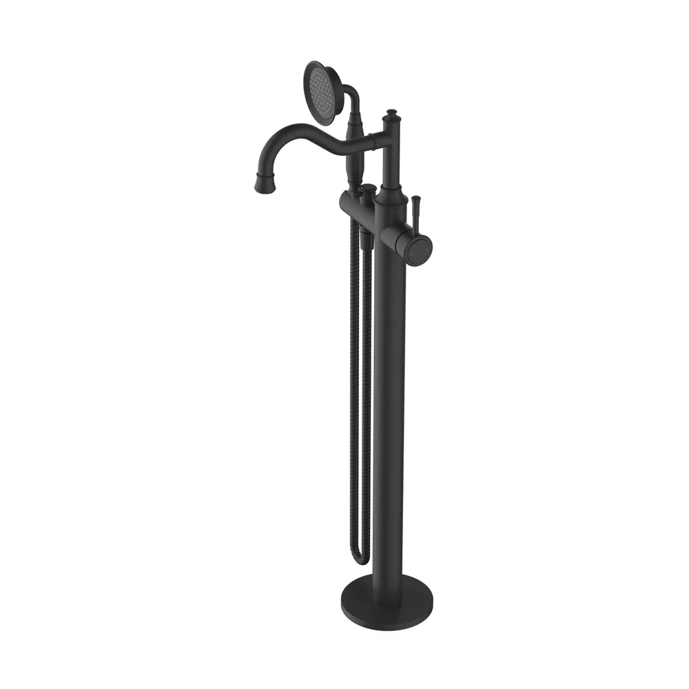 Montpellier Freestanding Bath Mixer
With Hand Shower Electroplated
Matt Black
