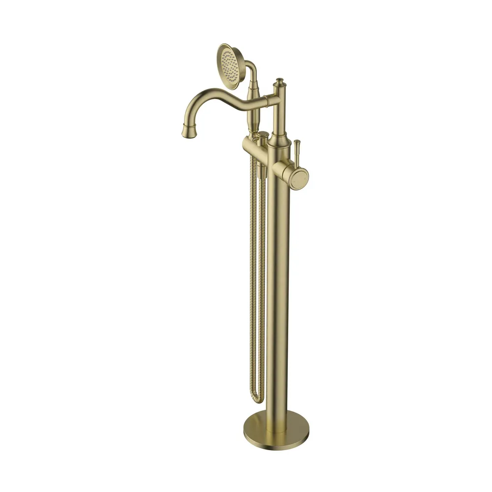 Montpellier Freestanding Bath Mixer
With Hand Shower PVD
Brushed Bronze