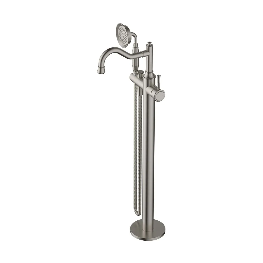 Montpellier Freestanding Bath Mixer
With Hand Shower PVD
Brushed Nickel