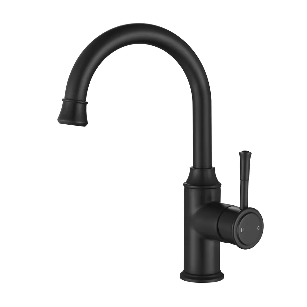 Montpellier High Rise Basin Mixer Electroplated
Matt Black