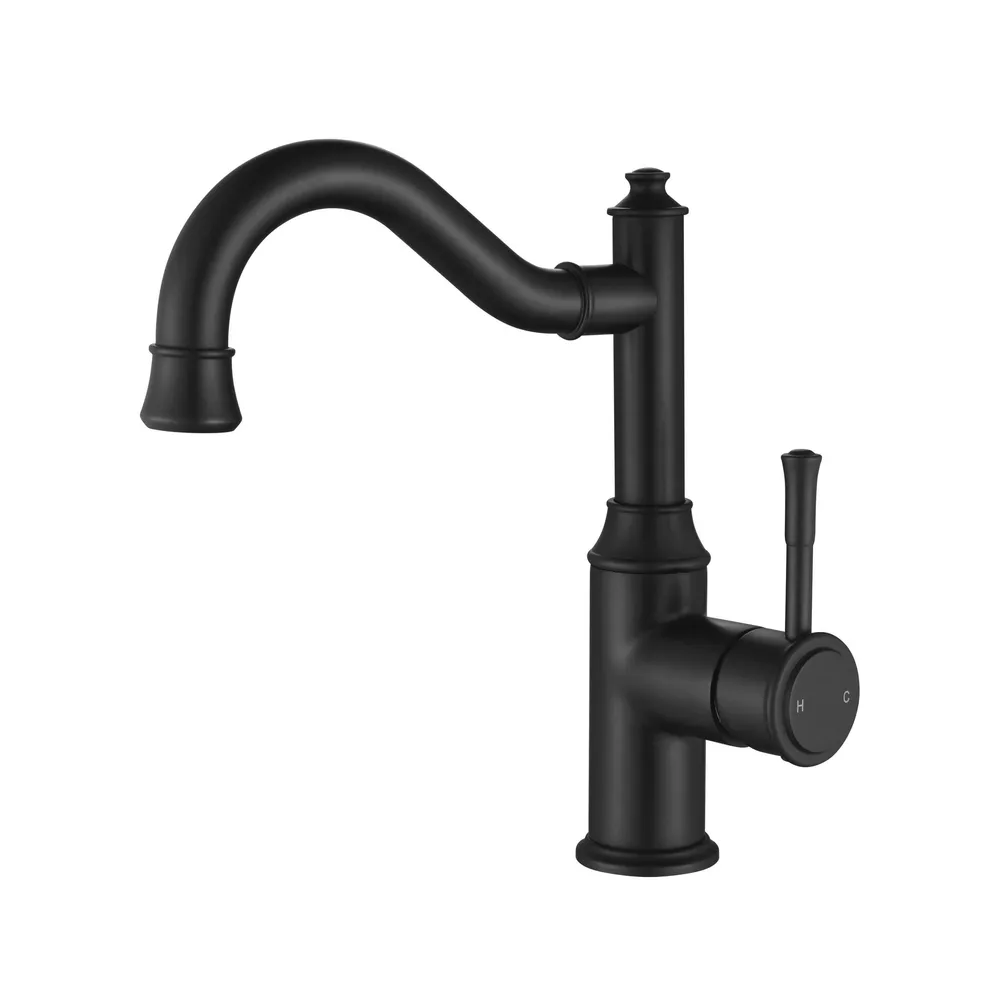 Montpellier High Rise Basin Mixer Electroplated
Matt Black