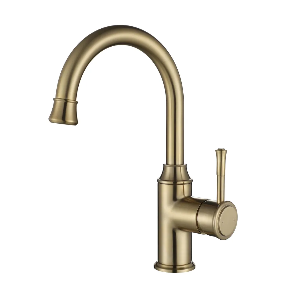 Montpellier High Rise Basin Mixer PVD
Brushed Bronze