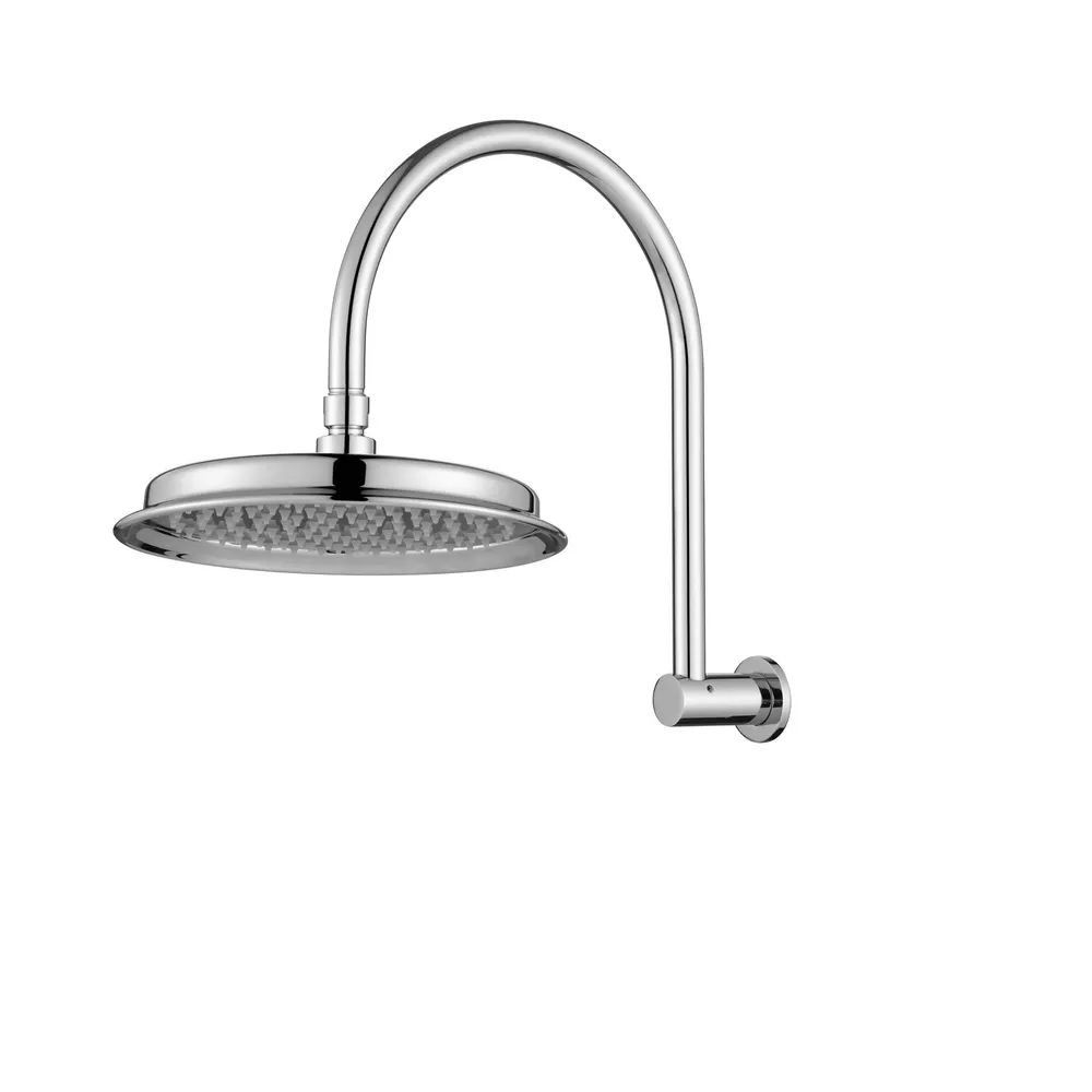 Montpellier Shower Arm & Head Electroplated Chrome