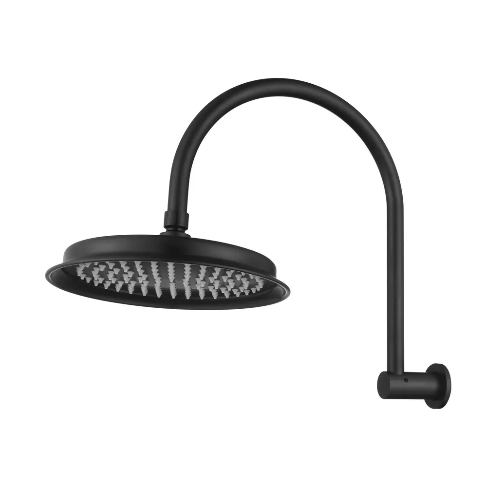 Montpellier Shower Arm & Head Electroplated
Matt Black
