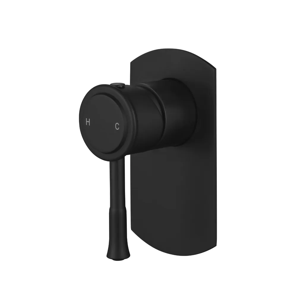 Montpellier Shower Mixer Trim Kit Matte Black