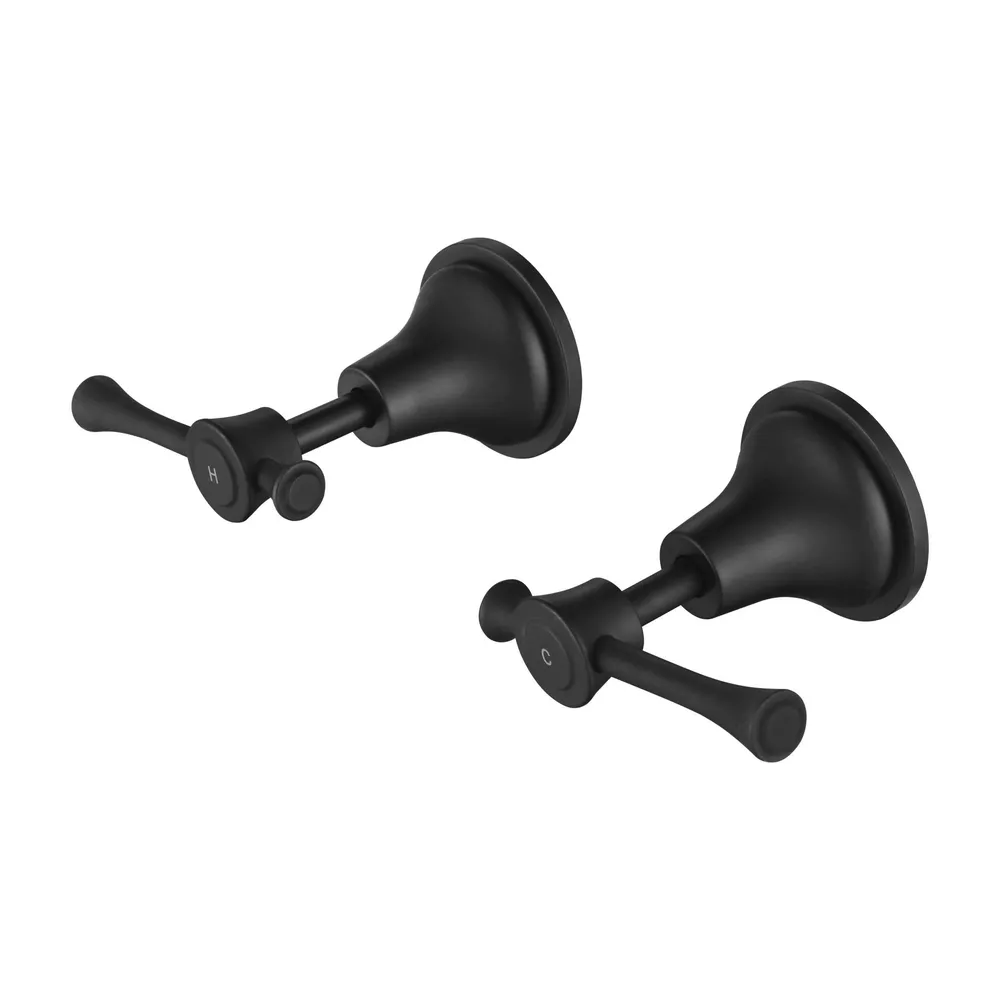 Montpellier Wall Top Assemblies Electroplated
Matt Black