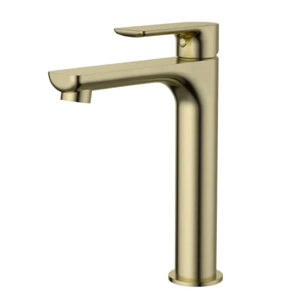 Nova Mid Rise Basin Mixer Brushed Bronze