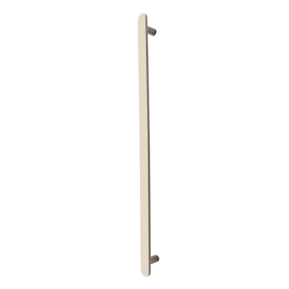 Nova Vertical Heated Towel Rail Brushed Nickel