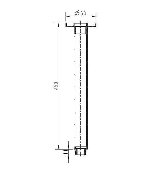 Round Ceiling Shower Arm
300Mm PVD
Brushed Nickel thumbnail 2