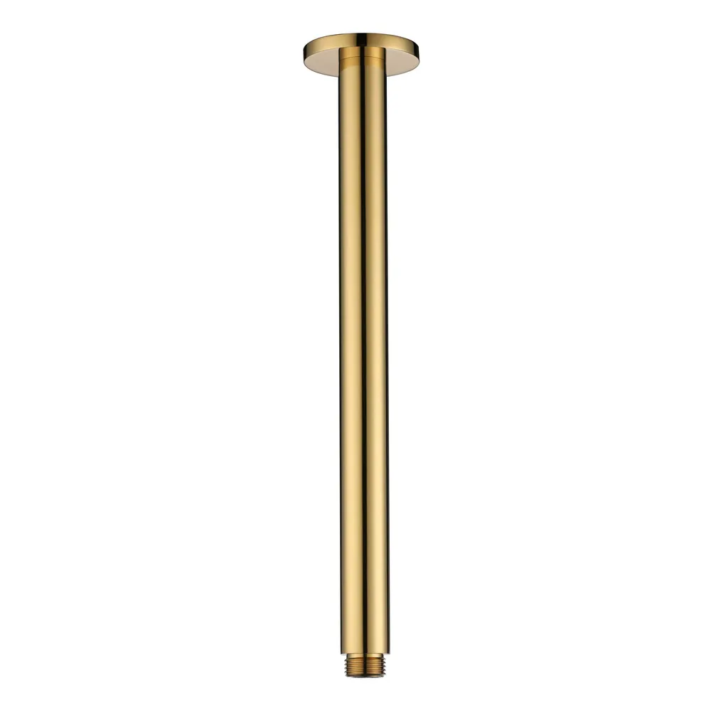 Round Ceiling Shower Arm
300Mm PVD
Polished Brass