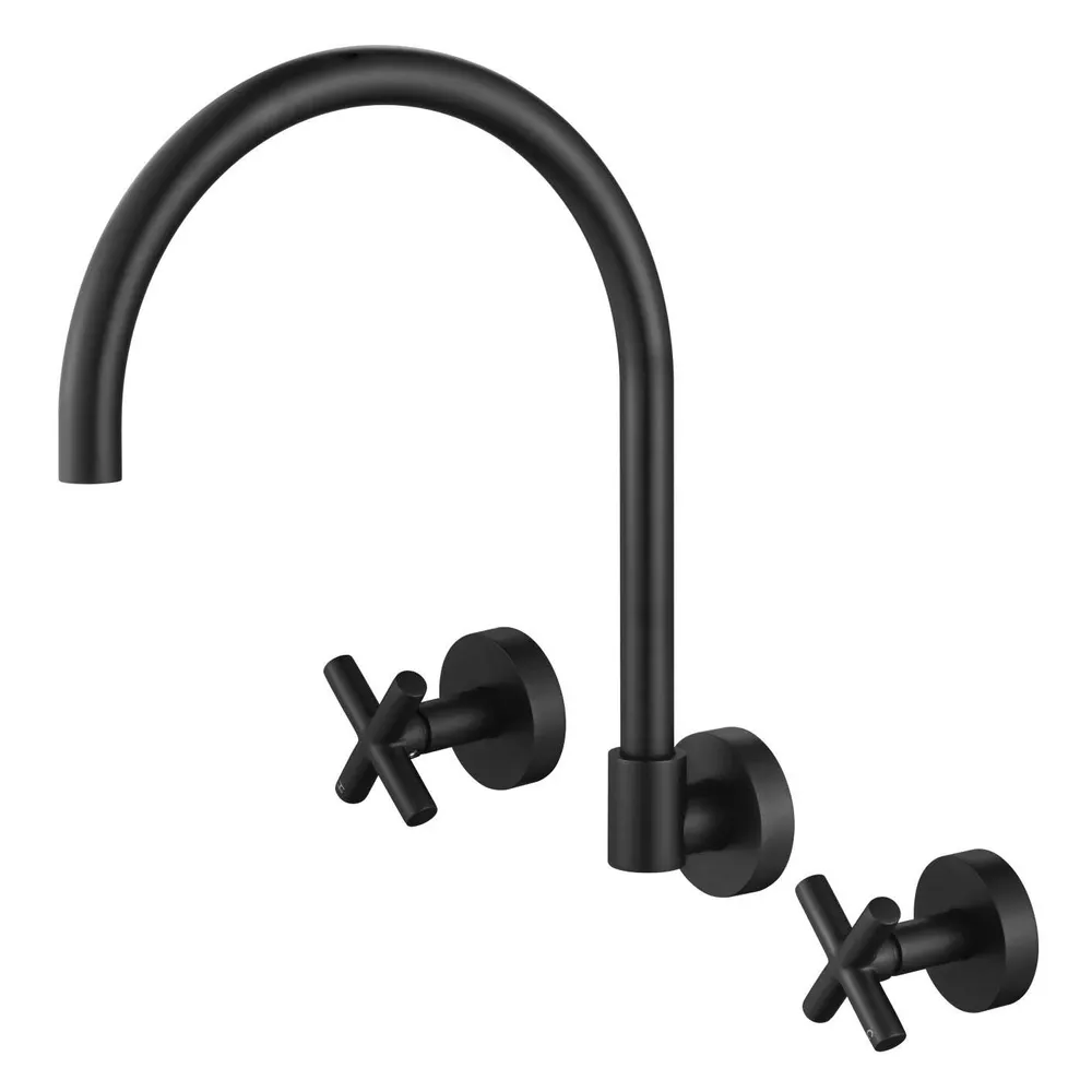 Ryker Wall Sink Set Electroplated
Matt Black