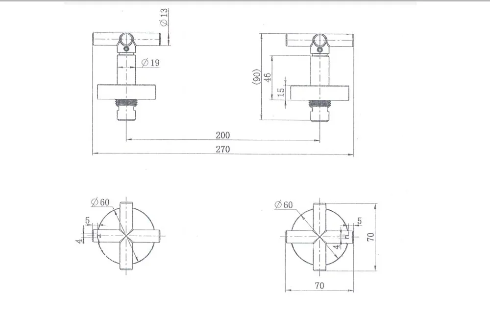 Ryker Wall Top Assemblies PVD
Brushed Nickel thumbnail 2
