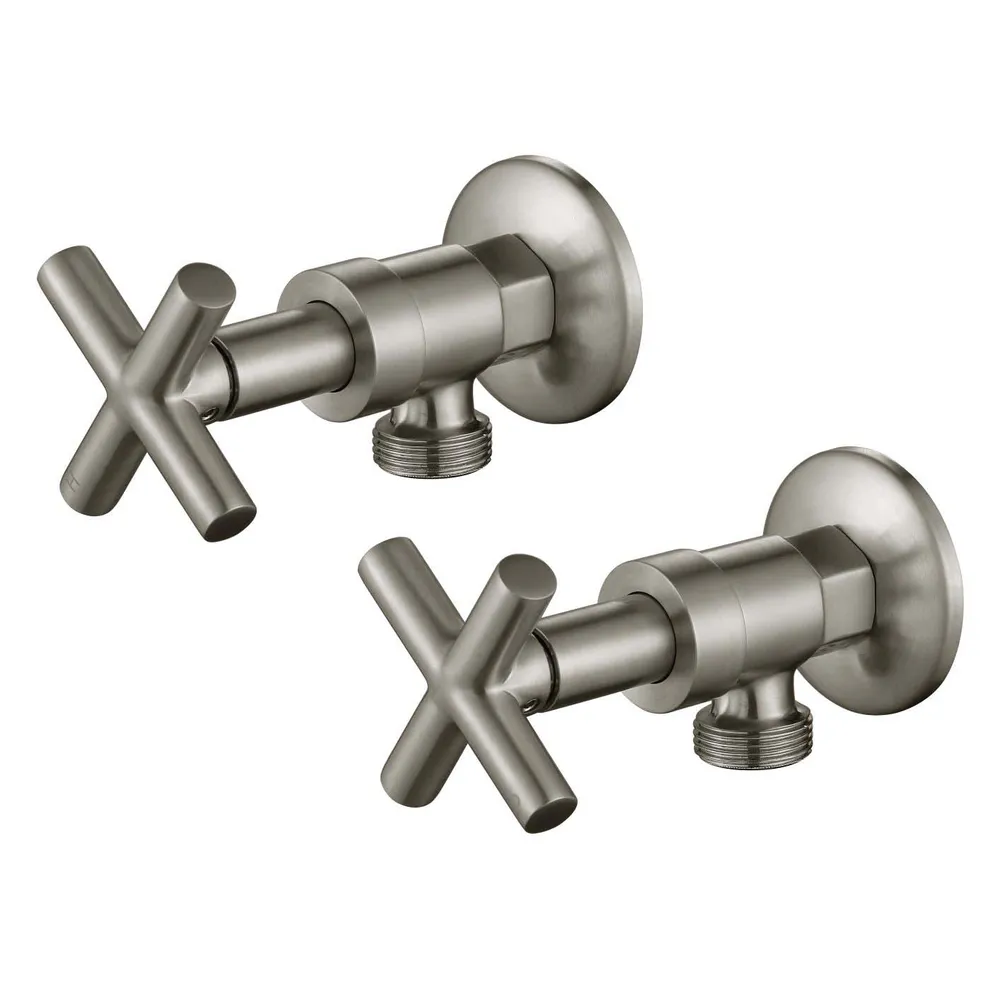 Ryker Washing Machine Stops Pvd
Brushed Nickel
