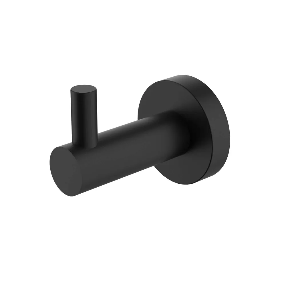Single Robe Hook Electroplated
Matt Black