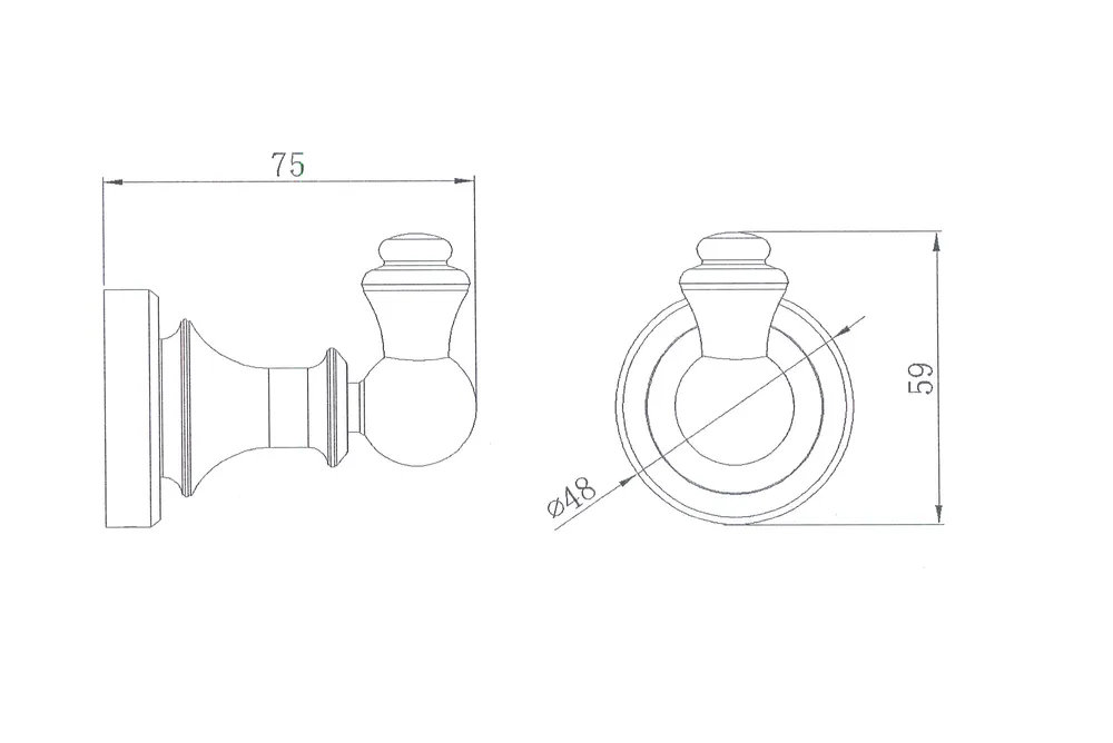 Single Robe Hook PVD
Brushed Bronze thumbnail 2