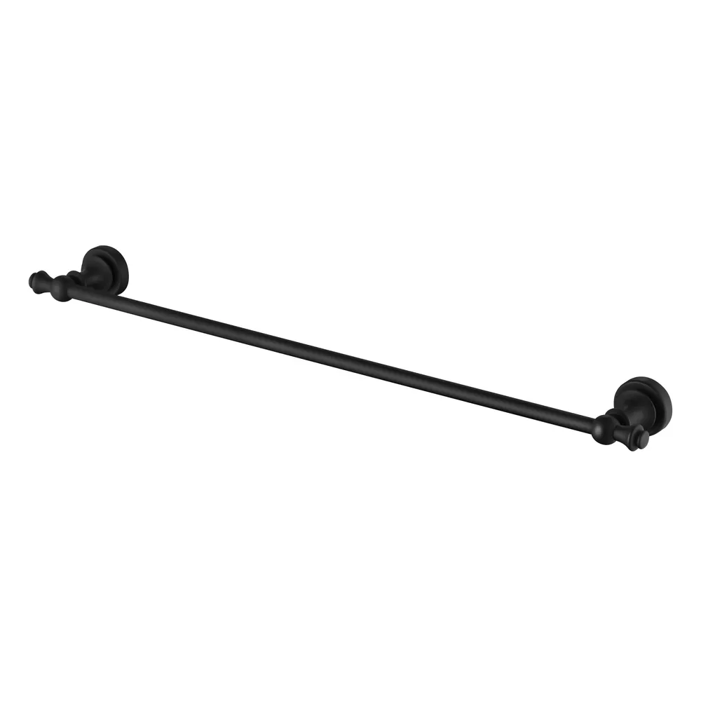 Single Towel Rail 600Mm Electroplated
Matt Black