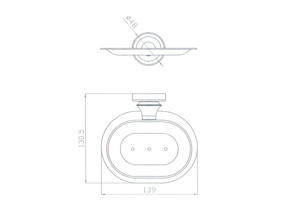 Soap Dish Electroplated
Matt Black thumbnail 2