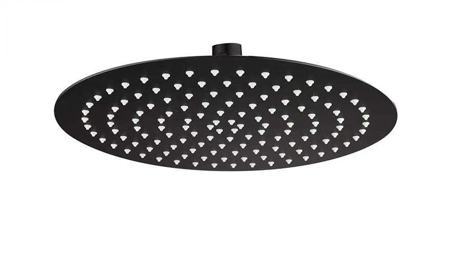 Stainless Steel Rnd Shower Head 300Mm Electroplated
Matt Black