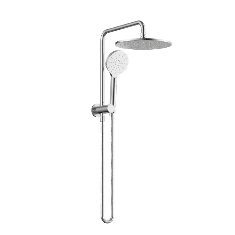 Star Compact Half Shower Column Set Brushed Chrome thumbnail 3