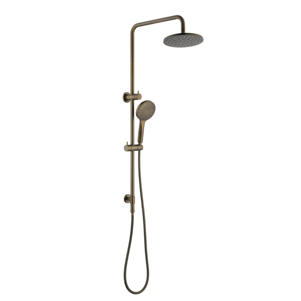 Star Project Shower Column Set Antique Brass thumbnail 1