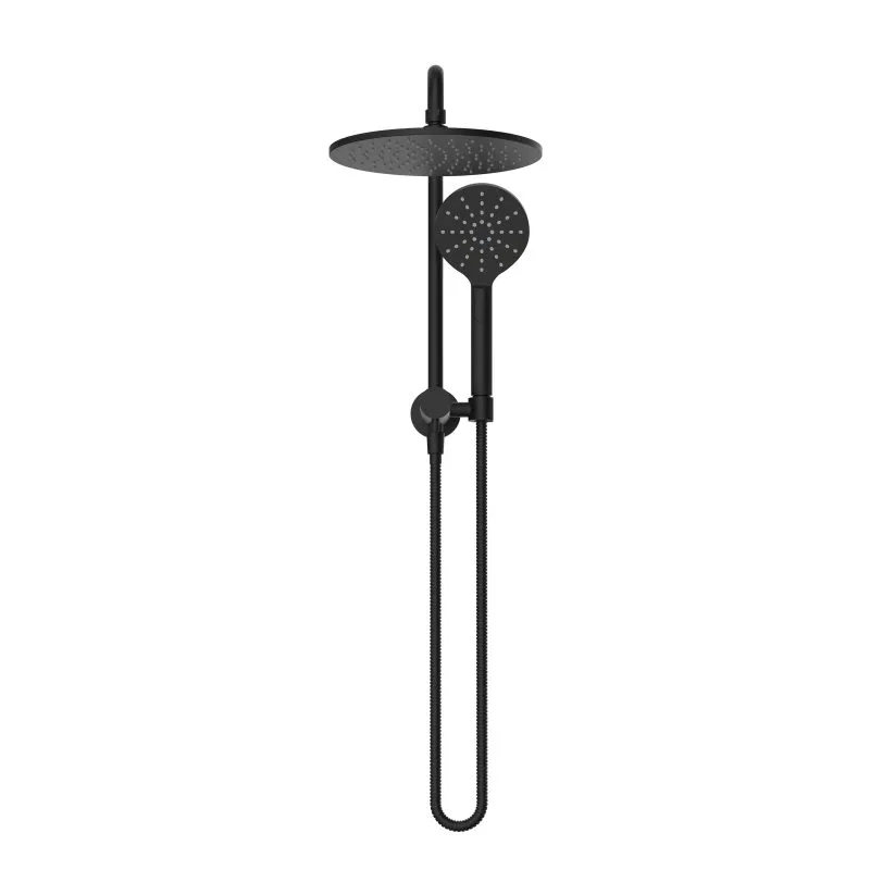Star Compact Half Shower Column Set Matte Black