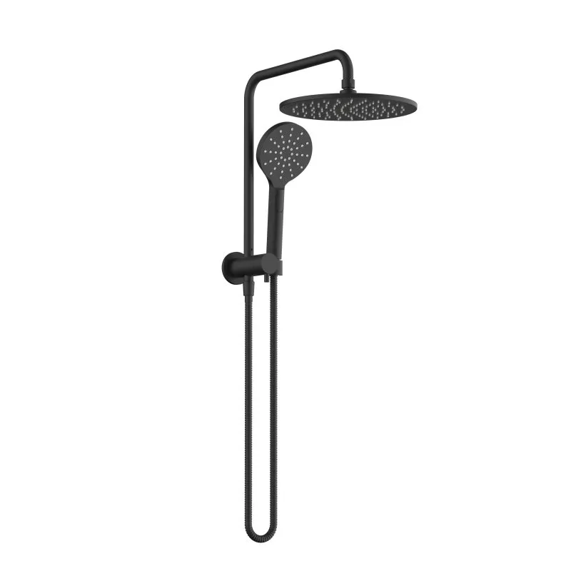 Star Compact Half Shower Column Set Matte Black thumbnail 2