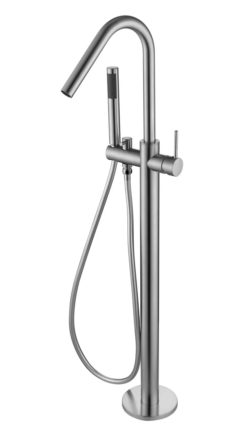 Star Freestanding Bath Mixer
With Hand ShowerElectroplated
Brushed Chrome