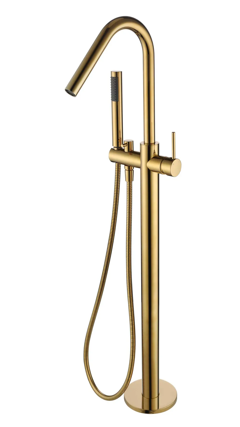 Star Freestanding Bath Mixer
With Hand ShowerPvd
Polished Brass