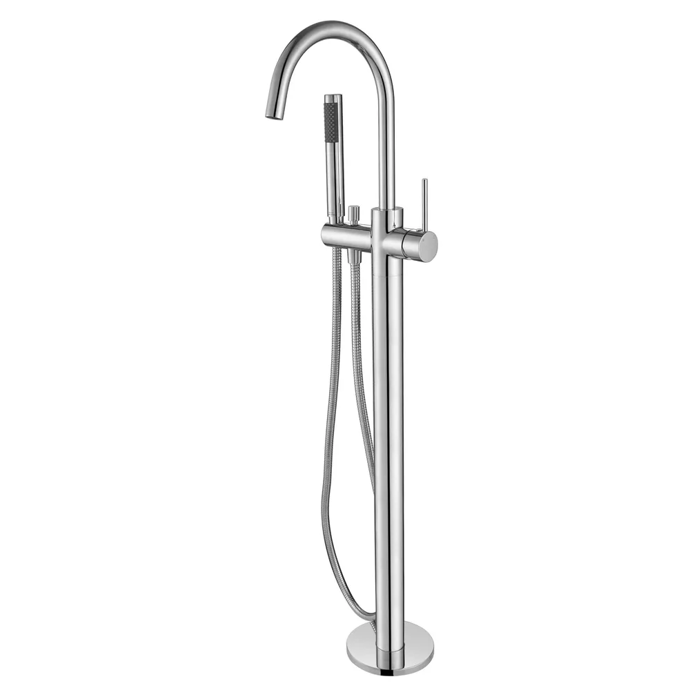 Star Mini Freestanding Bath Mixer
With Hand ShowerElectroplated Chrome