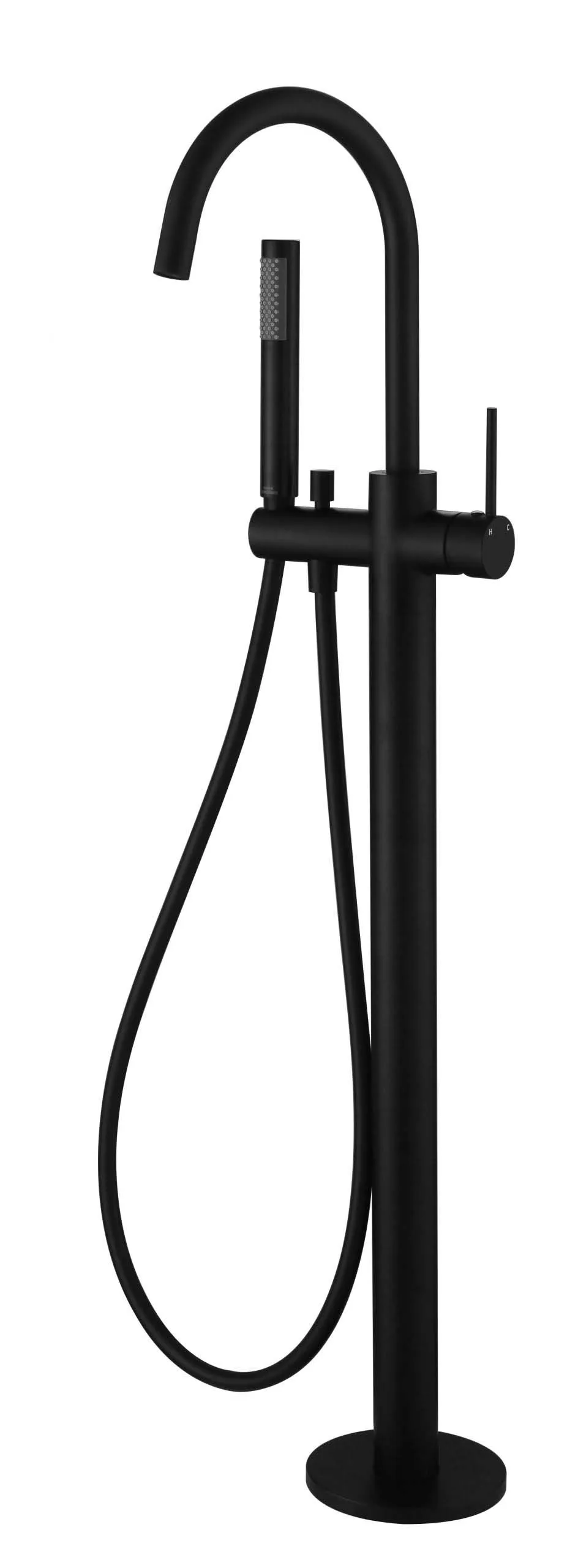 Star Mini Freestanding Bath Mixer
With Hand ShowerElectroplated
Matt Black
