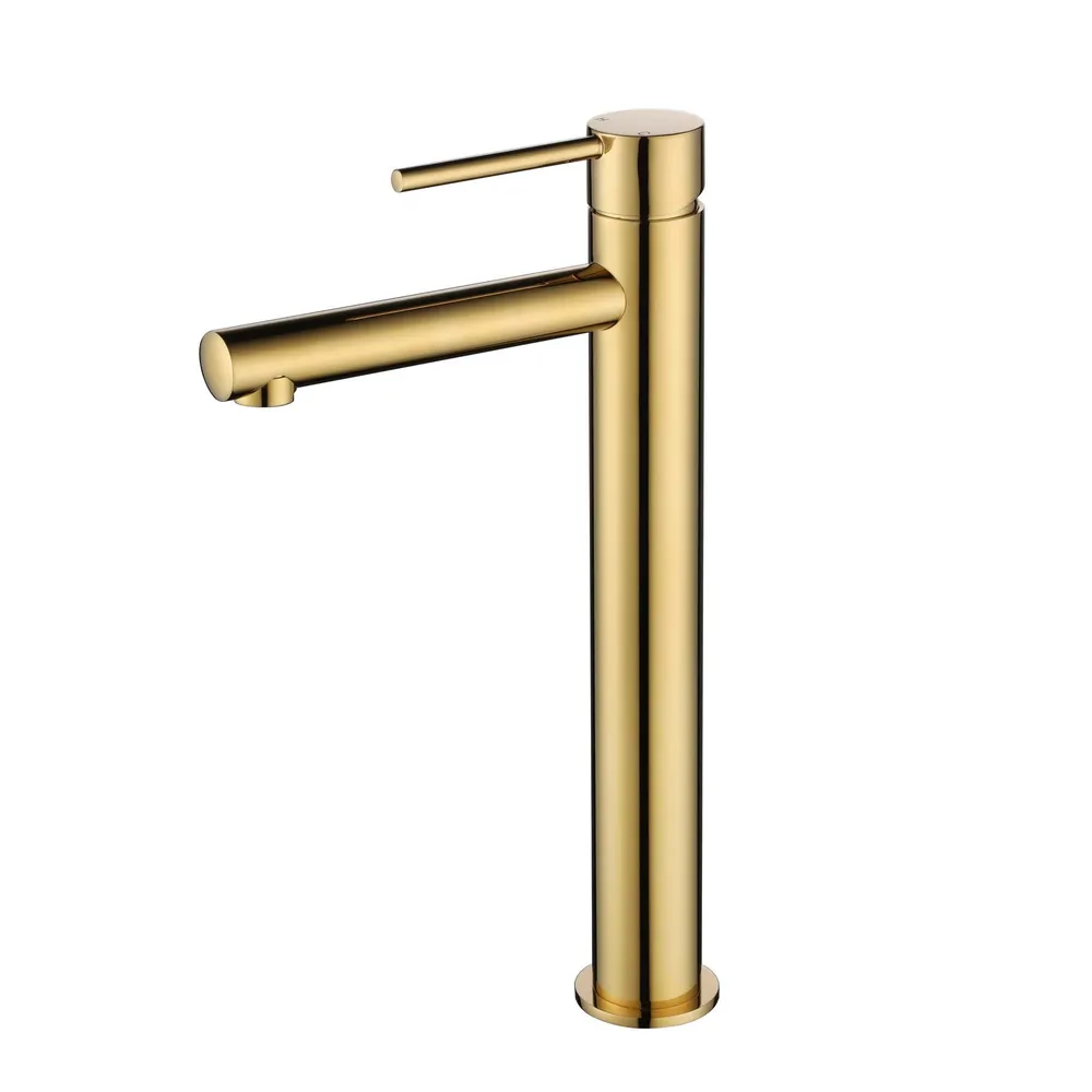 Star Mini High Rise Basin Mixer PVD
Polished Brass