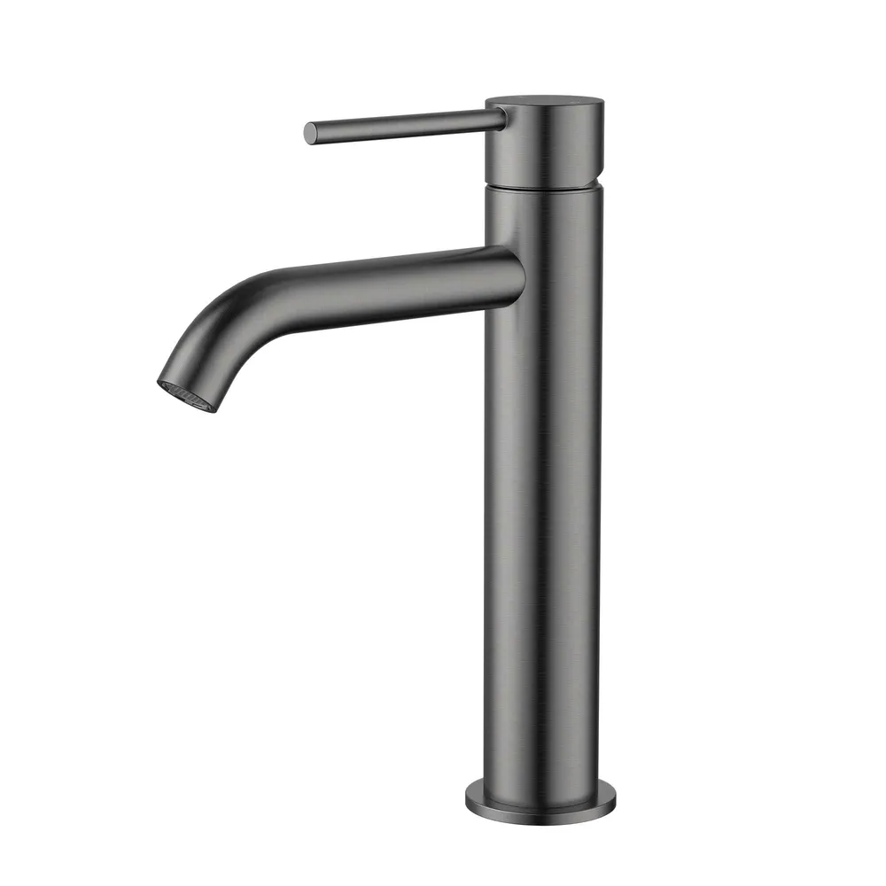 Star Mini Mid Rise Basin Mixer
Curved Spout Electroplated
Gunmetal