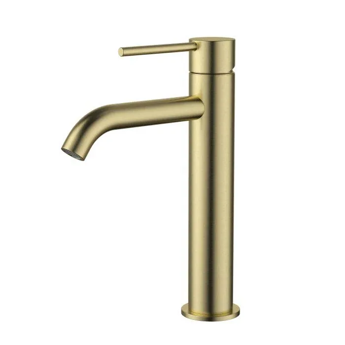 Star Mini Mid Rise Basin Mixer
Curved Spout PVD
Brushed Bronze