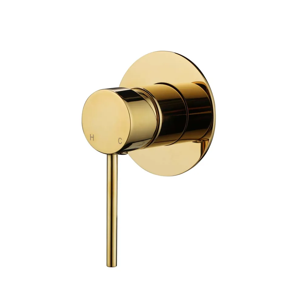 Star Mini Shower Mixer 80Mm PVD
Polished Brass