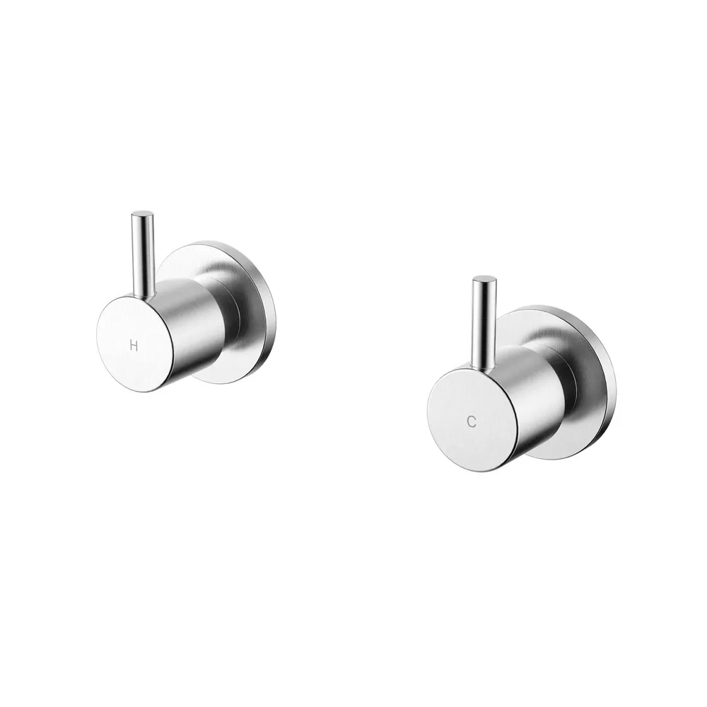 Star Mini Wall Top Assemblies Electroplated
Brushed Chrome