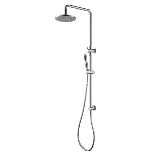 Star Shower Column Set
Top Inlet
200Mm Brass Shower Head Electroplated
Brushed Chrome