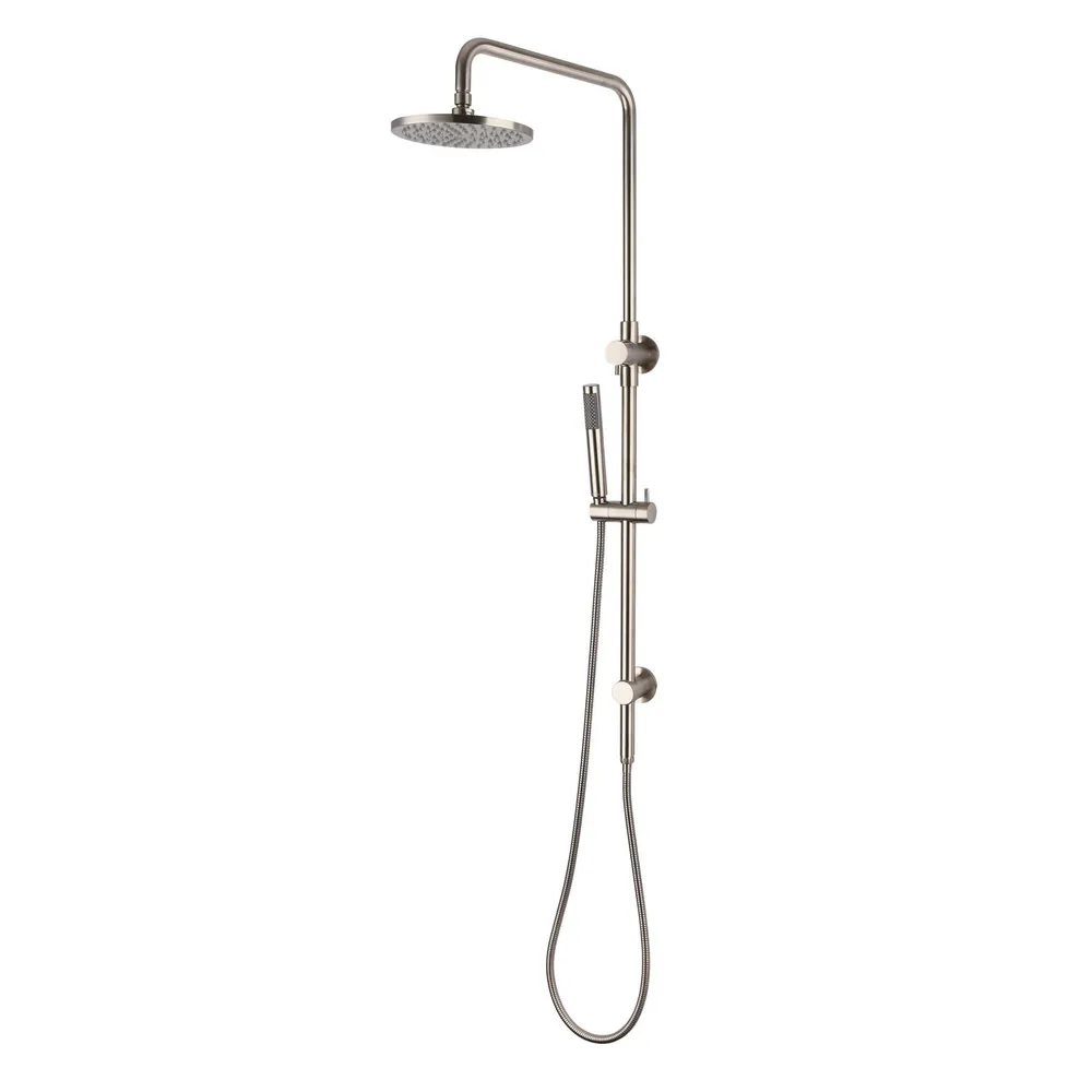 Star Shower Column Set
Top Inlet
200Mm Brass Shower Head PVD
Brushed Nickel
