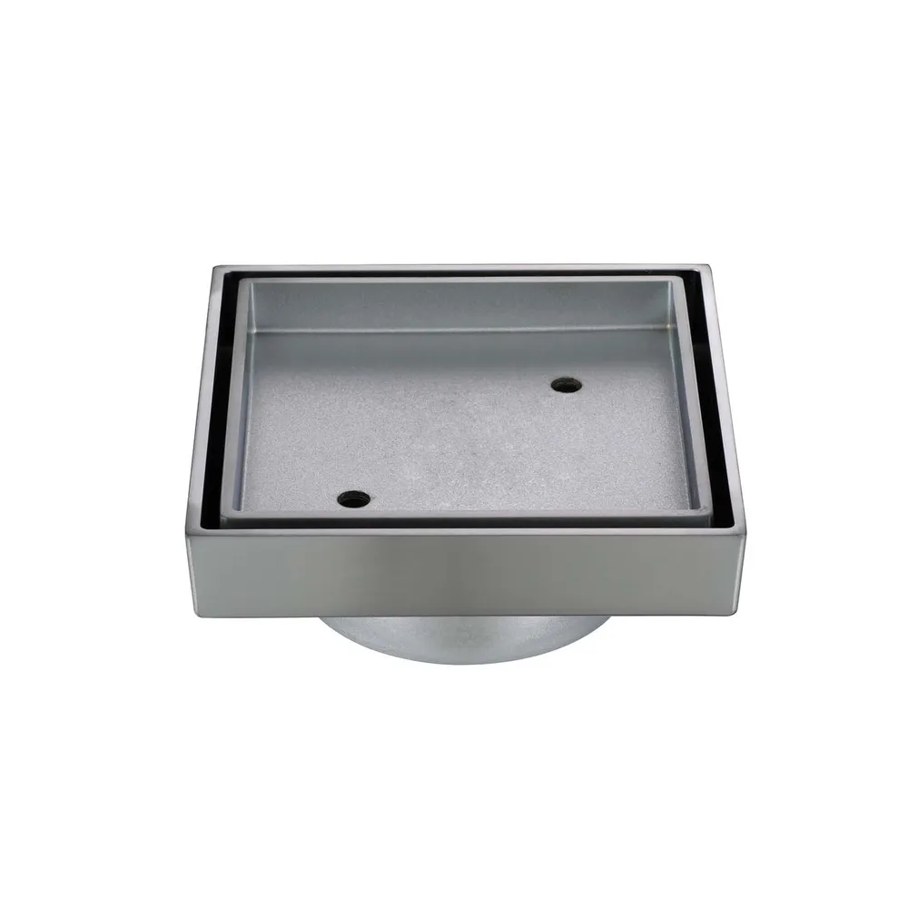 Tile Insert 115Mm/75Mm Outlet Electroplated
Brushed Chrome