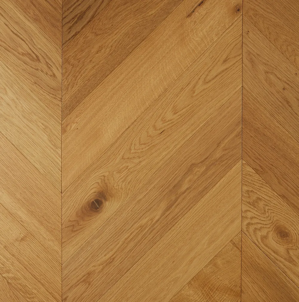 De Marque Oak Parquetry T&G Chevron Cognac
