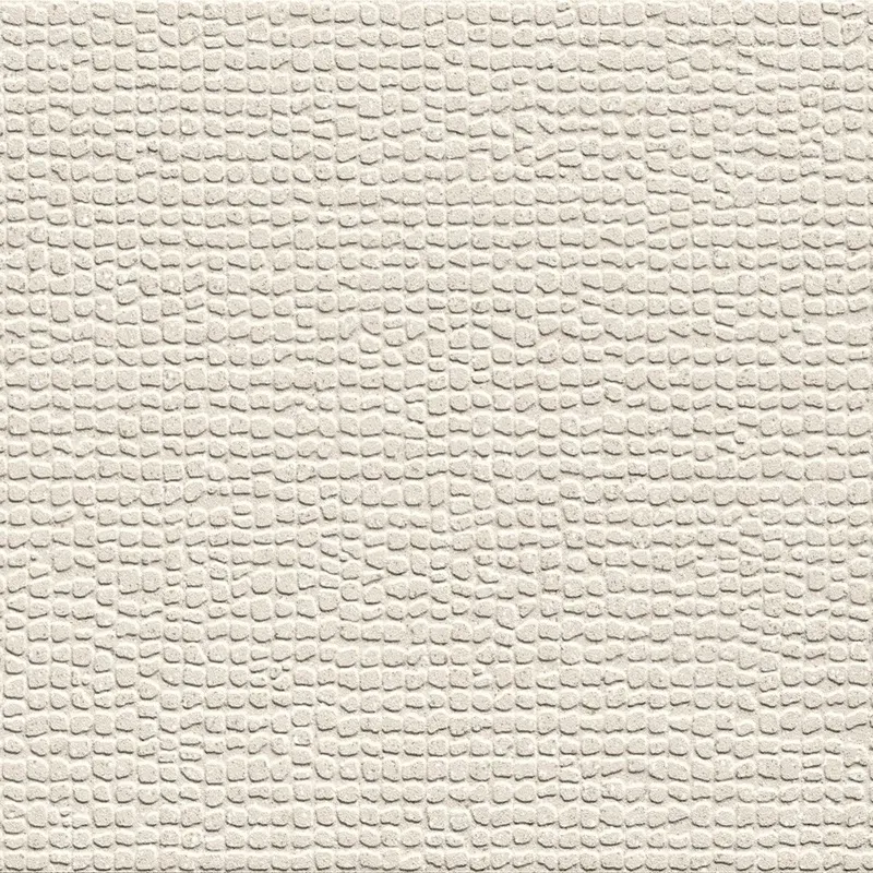 3D Squares Ivory